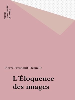 cover image of L'Éloquence des images